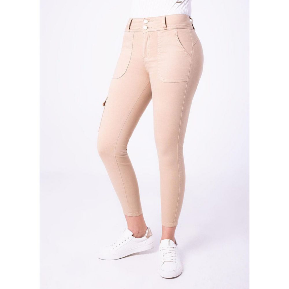 Pantalón Mujer Cargo Twill Cnt/Ptl Saraby Blanco Talla 32 | plazaVea -  Supermercado
