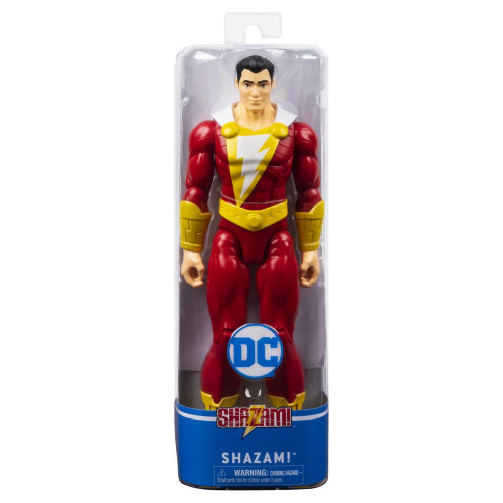 DC Comics Shazam! Figura D'azione: Supereroe In Rosso Con Accessori - Collezionabile