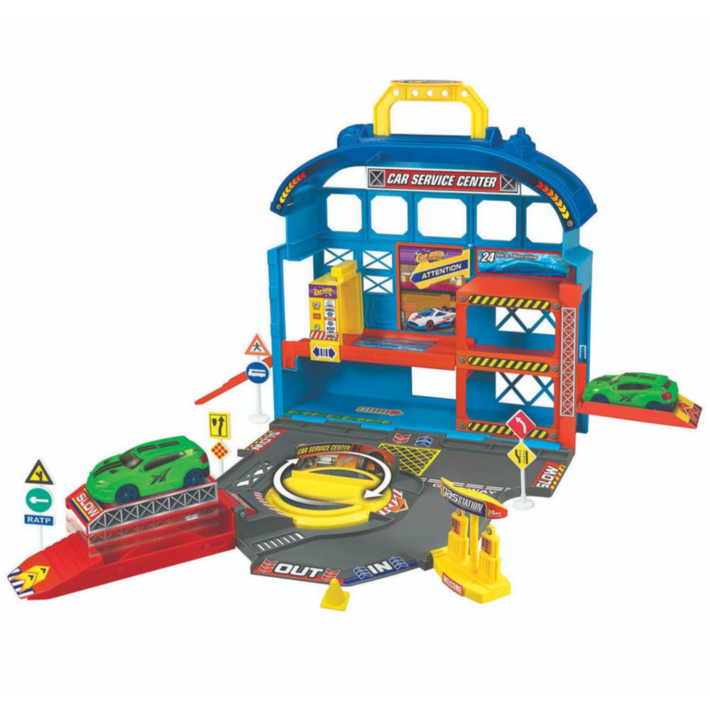 Set De Juego Express Wheels Centro Servicio Para Autos 7 Piezas plazaVea Supermercado