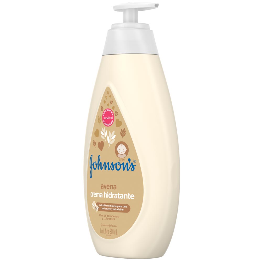 Crema para Bebé JOHNSON'S BABY Avena Frasco 800ml | plazaVea - Supermercado crema avene para bebes