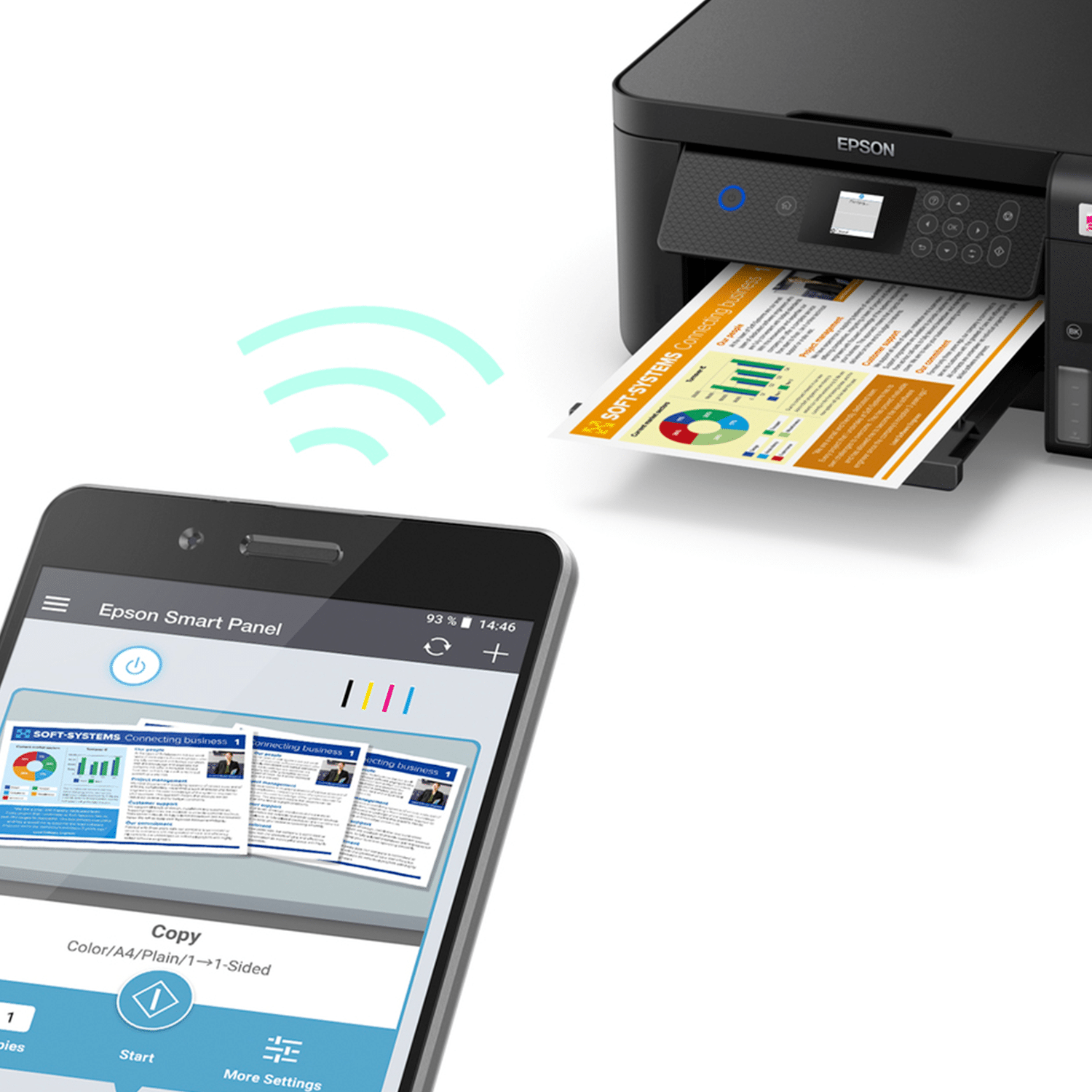 Impresora Multifuncional de tinta Epson L4260 USB de alta velocidad