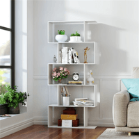 Librero Estante Multifuncional Asia 157cm Blanco