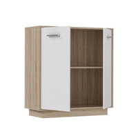 Aparador Moderno Kameron Duna y Blanco