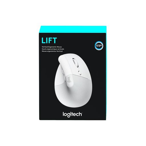 Mouse Gamer Logitech Lift Vertical Wireless Ergonomic Bt White