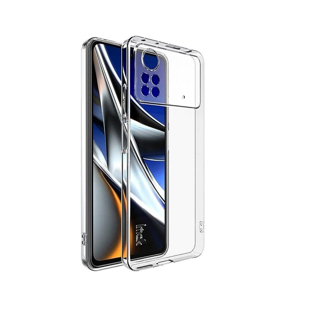 Case Space Transparente para Xiaomi Poco X4 Pro 5G + Mica De vidrio