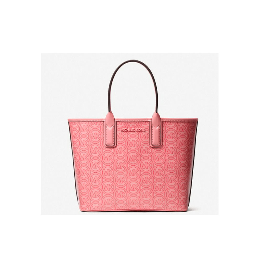 Bolso Tote Jodie Michael Kors Pequeño en Jacquard con Logotipo Grapefruit |  plazaVea - Supermercado