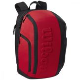 WILSON Clash V2 Super Tour - Mochila de tenis, color rojo/negro, con  capacidad para hasta 2 raquetas