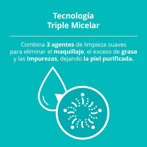 Agua Micelar Desmaquillante Neutrogena® Purified Skin 400ml