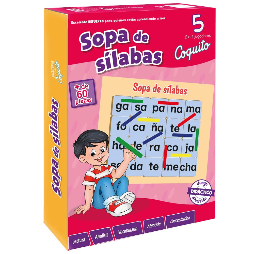 Libro COQUITO Sopa de Sílabas