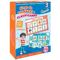 Libro COQUITO Bingo de Palabras y Clasificando