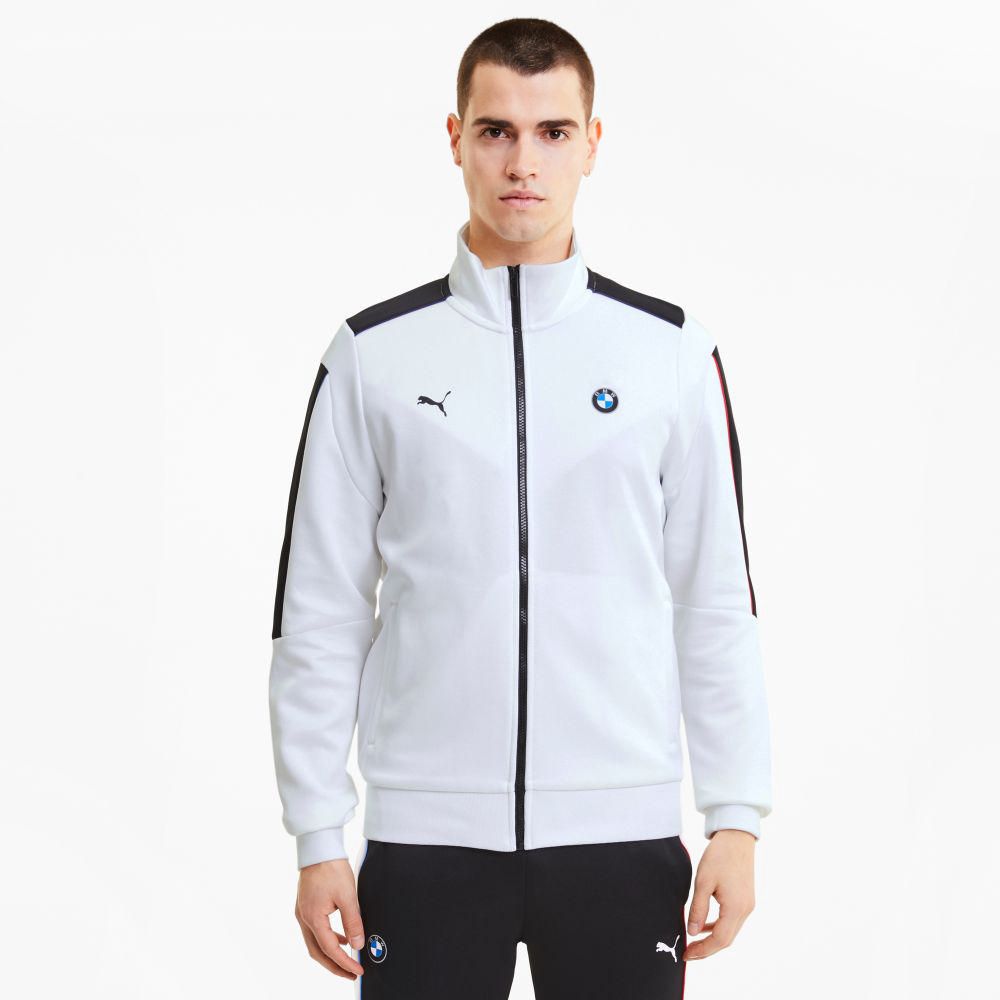 Casaca Deportiva Puma BMW MMS T7 Track Jacket Blanco M plazaVea