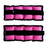 Tobilleras Muñequeras Fucsia con Peso de 1kg