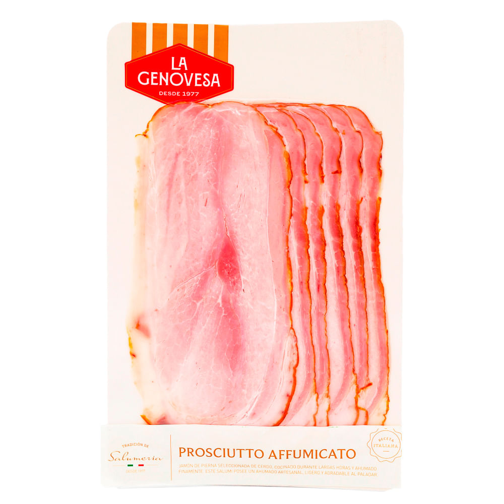 Prosciutto Affumicato La Genovesa 120g plazaVea Supermercado
