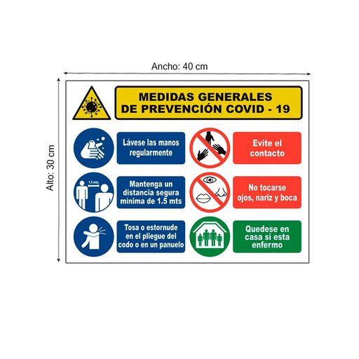 Señal Prohibido Fumar en Lugares Público - Nacional - Casa Lima