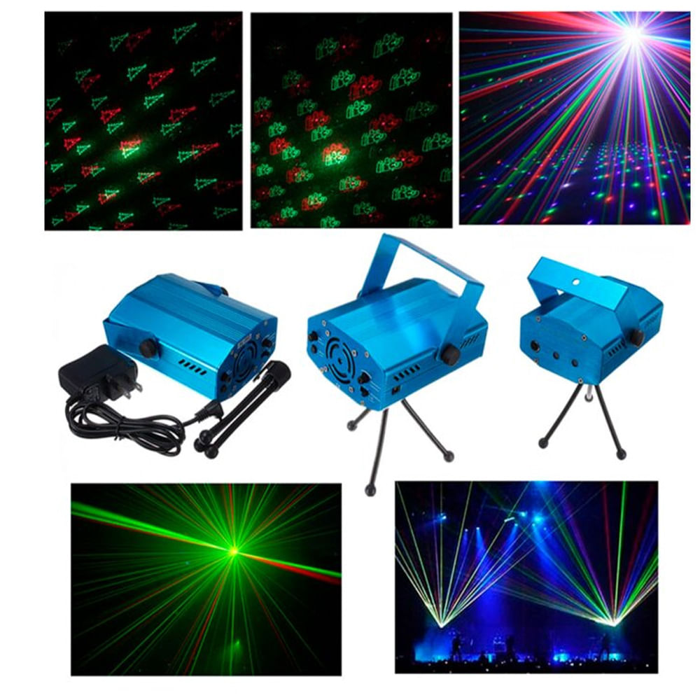 Mini Reflector de Luces Láser Diseños GENERICO Luces Navideñas