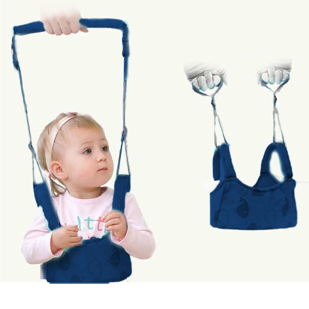 Arnés Caminador 2 en 1 Primeros Pasos Generico Ballena Azul