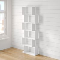 Librero Estante Multifuncional Slovakia 184cm Blanco