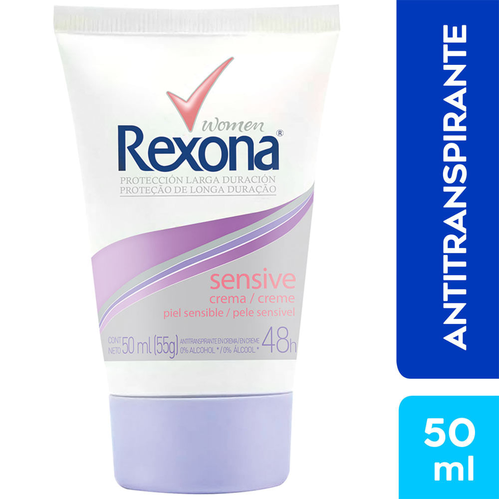 Desodorante en Crema para Mujer REXONA Sensive Tub