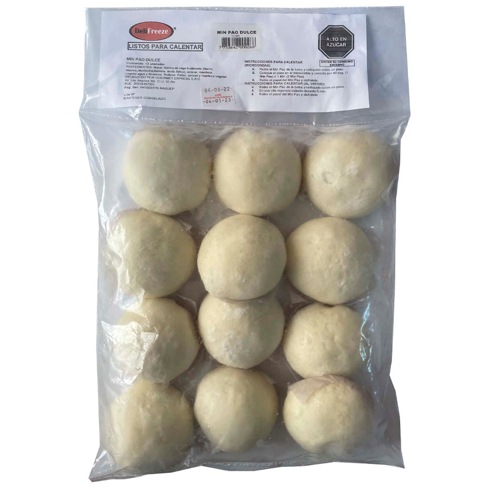 Min Pao Dulce DELIFREEZE Bolsa 12 un