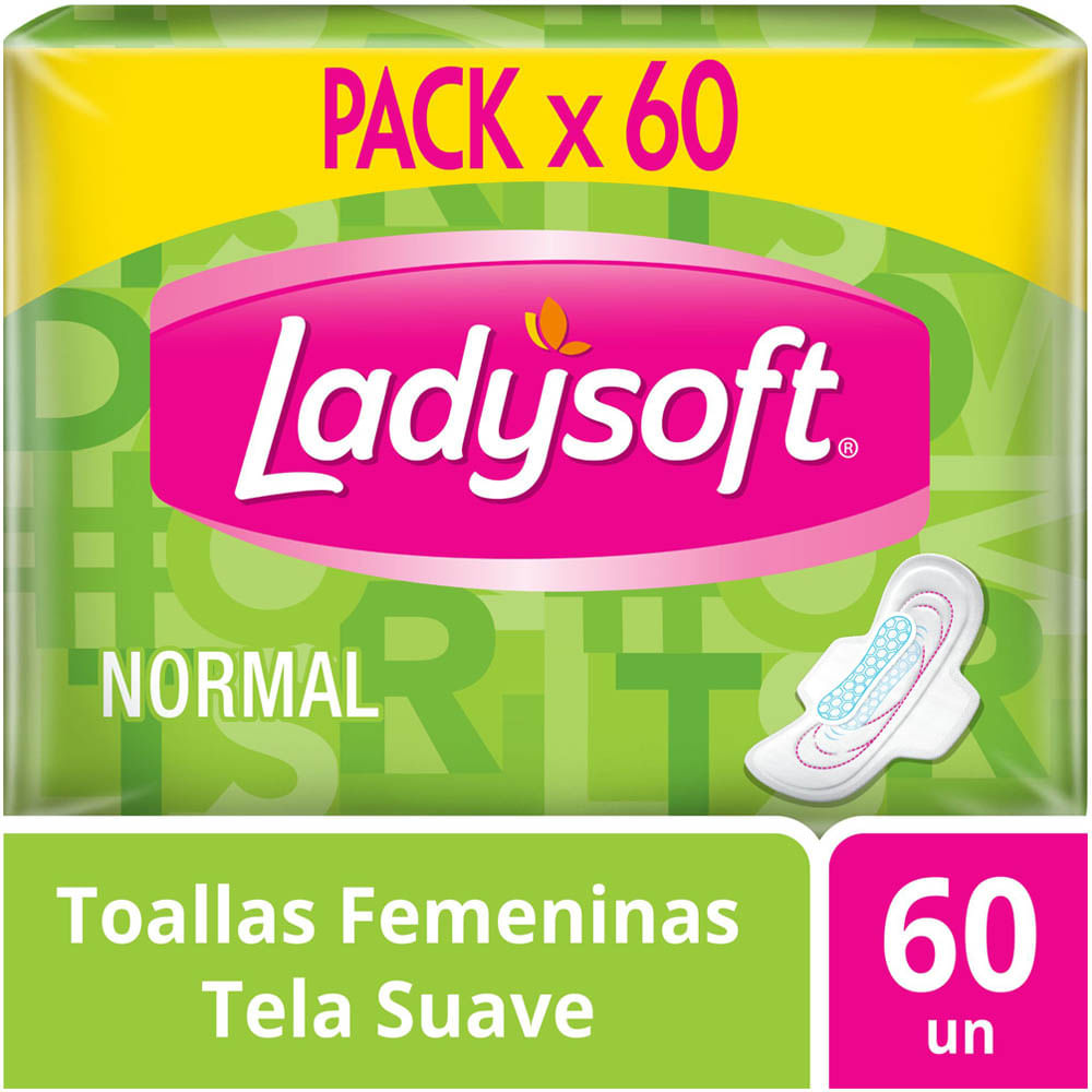 Toalla Higiénica LADYSOFT Normal Paquete 60un
