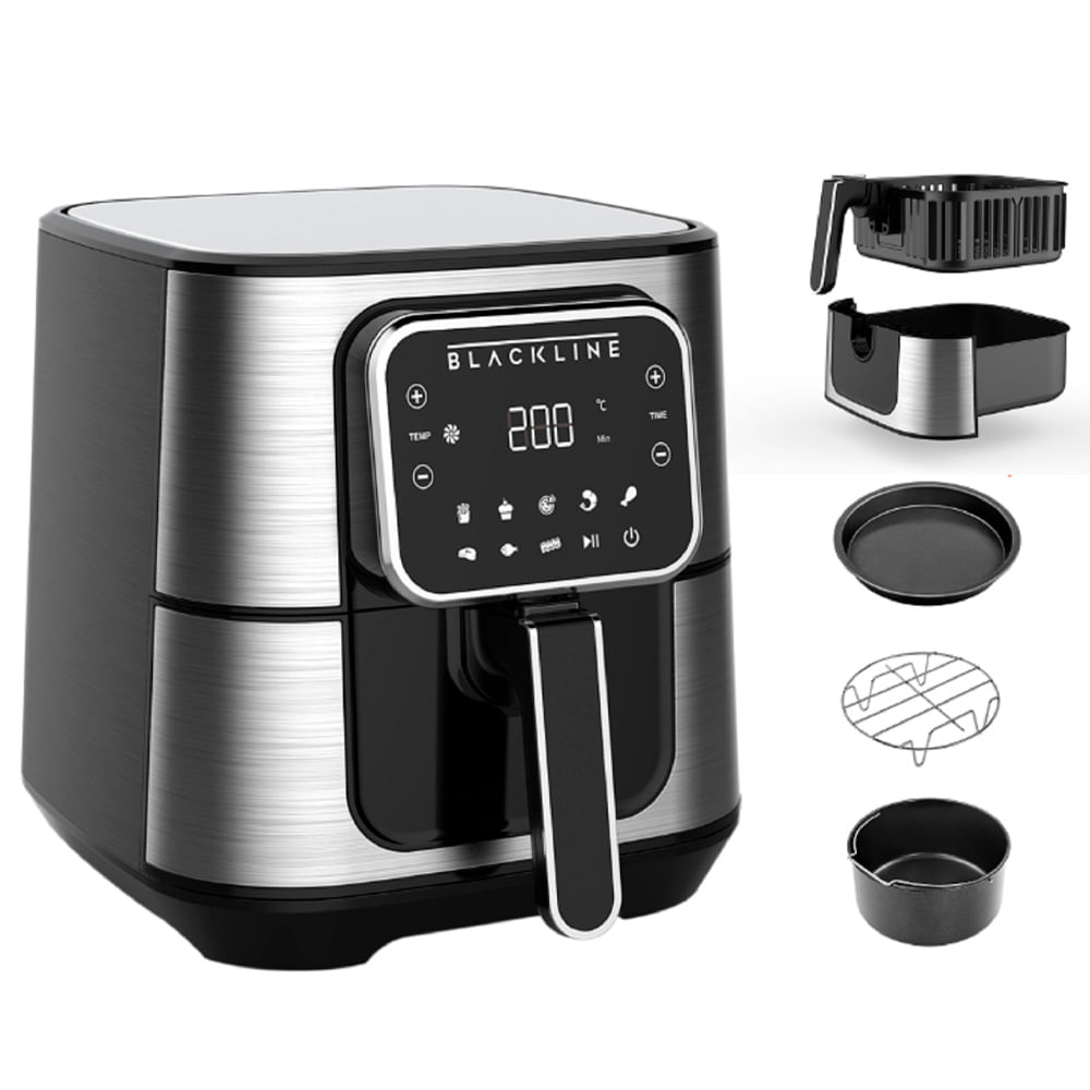 Air Fryer Digital BLACKLINE 5.5L TXGS5T2 Negro plazaVea plazaVea PRD