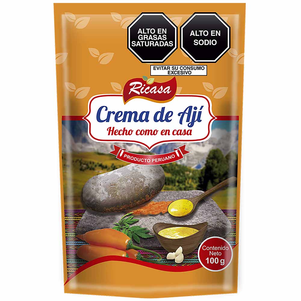 Crema de Ají RICASA Doypack 100g
