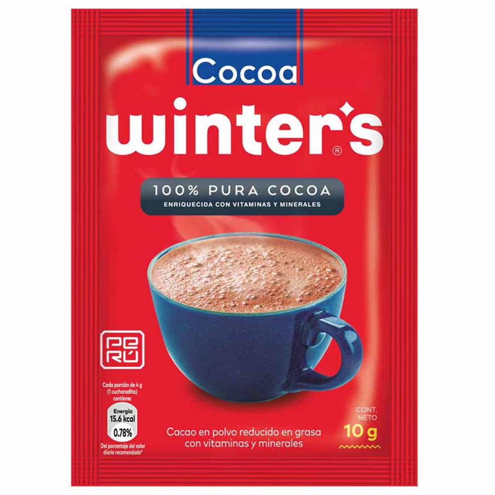 Cocoa WINTER'S Sobre 10g Paquete 50un
