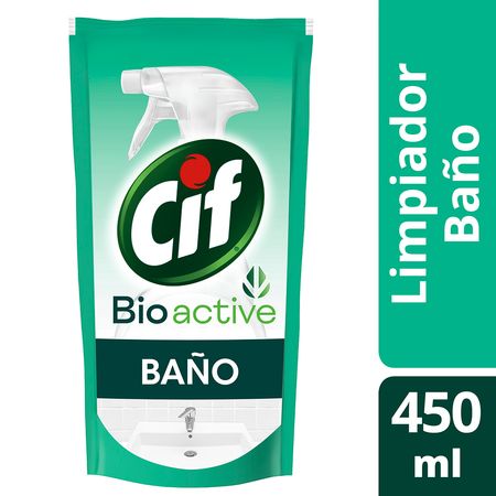 Limpiador Baño Cif Bioactive Doypack 450 ml