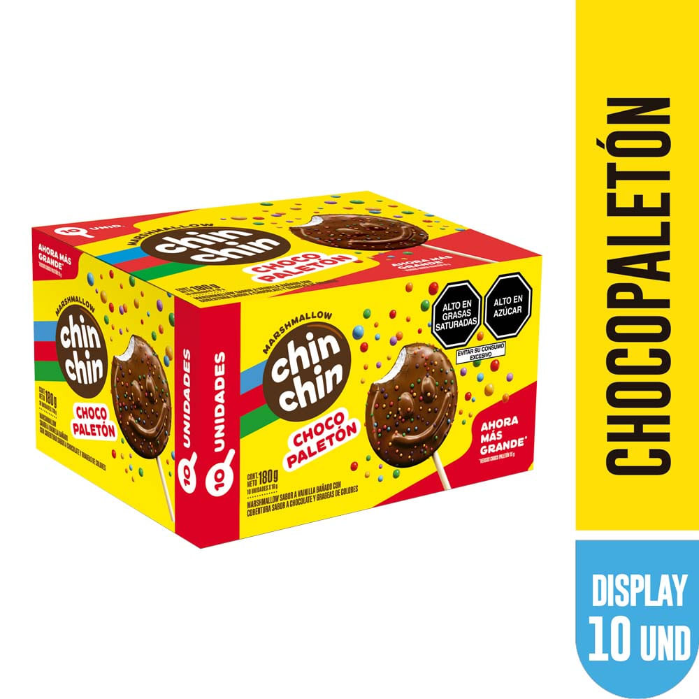 Chocopaletón CHIN CHIN Caja 10un