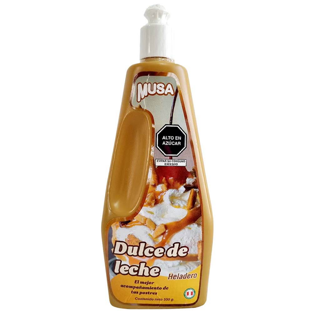 Dulce de Leche Heladero MUSA Frasco 550g