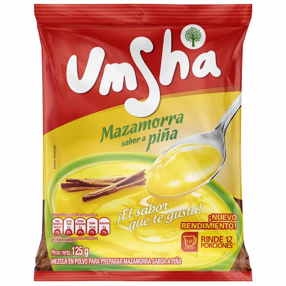 Mazamorra Sabor Piña UMSHA Bolsa 125g