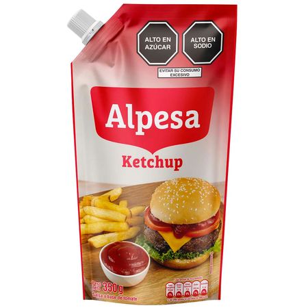 Ketchup ALPESA Doypack 350g | PlazaVea - Supermercado