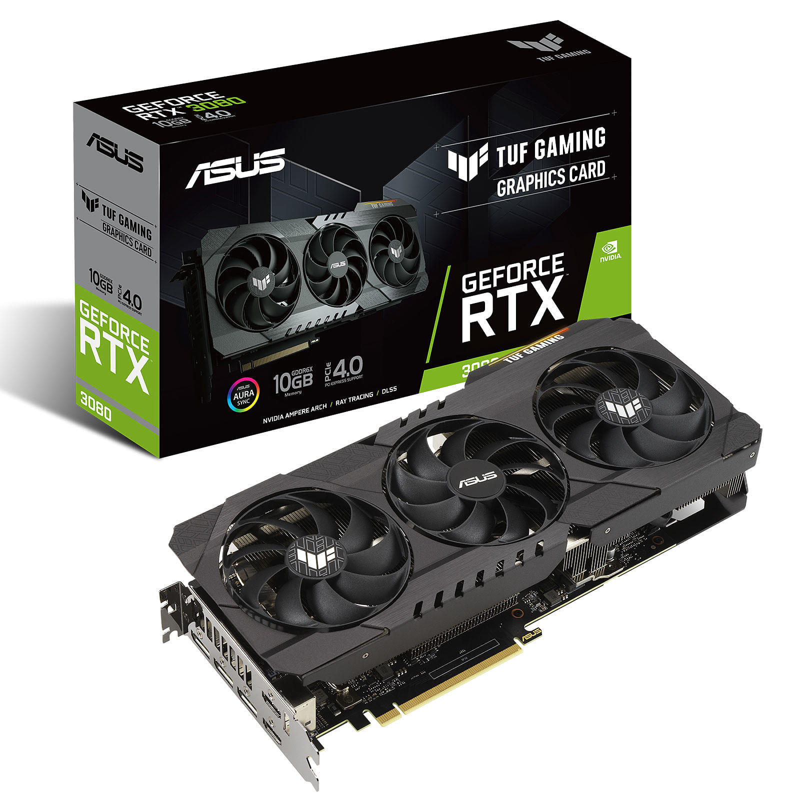 Tarjeta De Video Asus Geforce Rtx 3080 10GB Tuf Gaming GDDR6