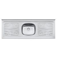 Lavadero Para Cocina Madesa De Acero Inoxidable 150 X 52 Cm