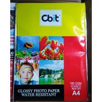 Papel Fotográfico A4 Cbit- x 20hojas 180gr