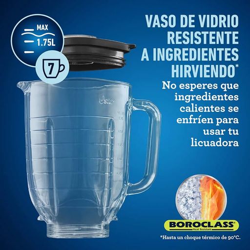 Hielera de Vidrio Elegante con Vasos - Promart