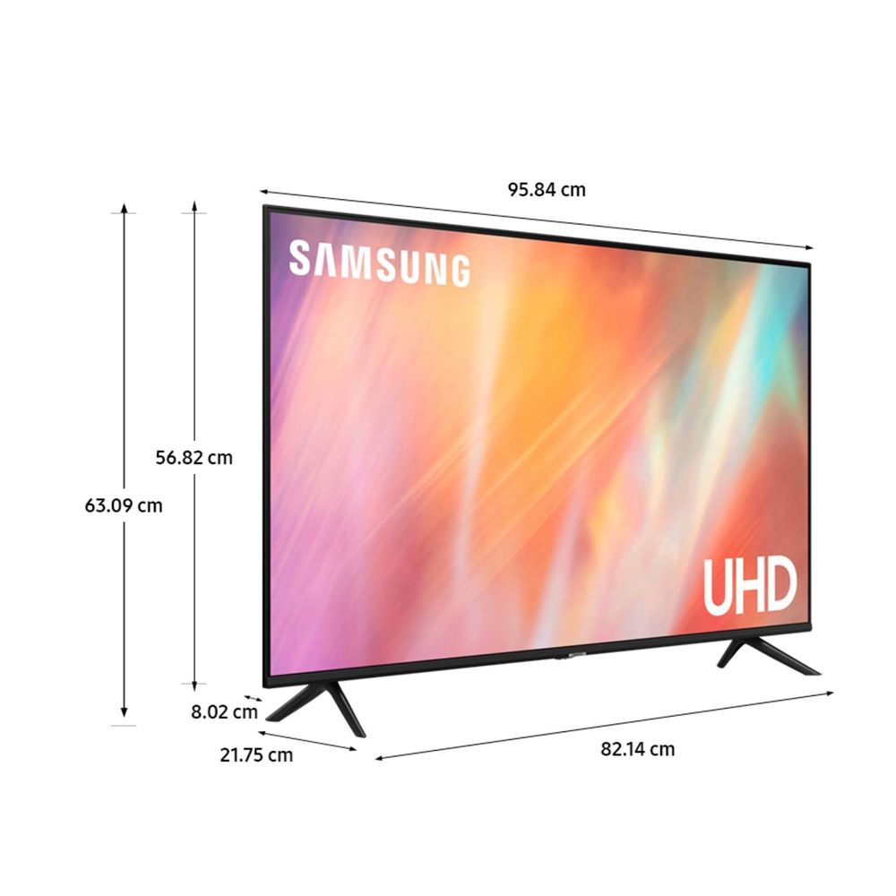 Televisor Samsung LED 43" AU7090 UHD 4K Smart TV 2022 plazaVea Supermercado