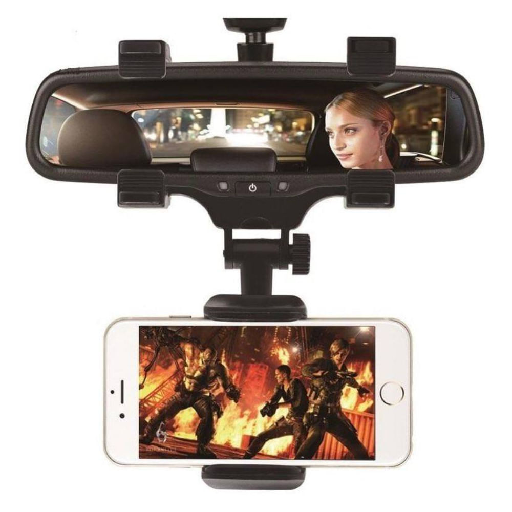 Soporte De Celular Para Auto Retrovisor Estatico