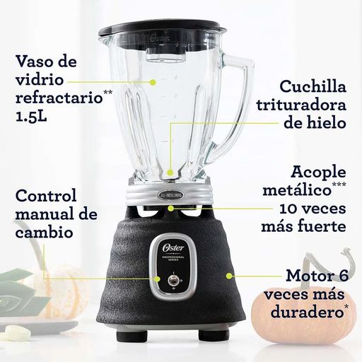 Licuadora Imaco 1.5L 500W Vaso Vidrio Bls5388I