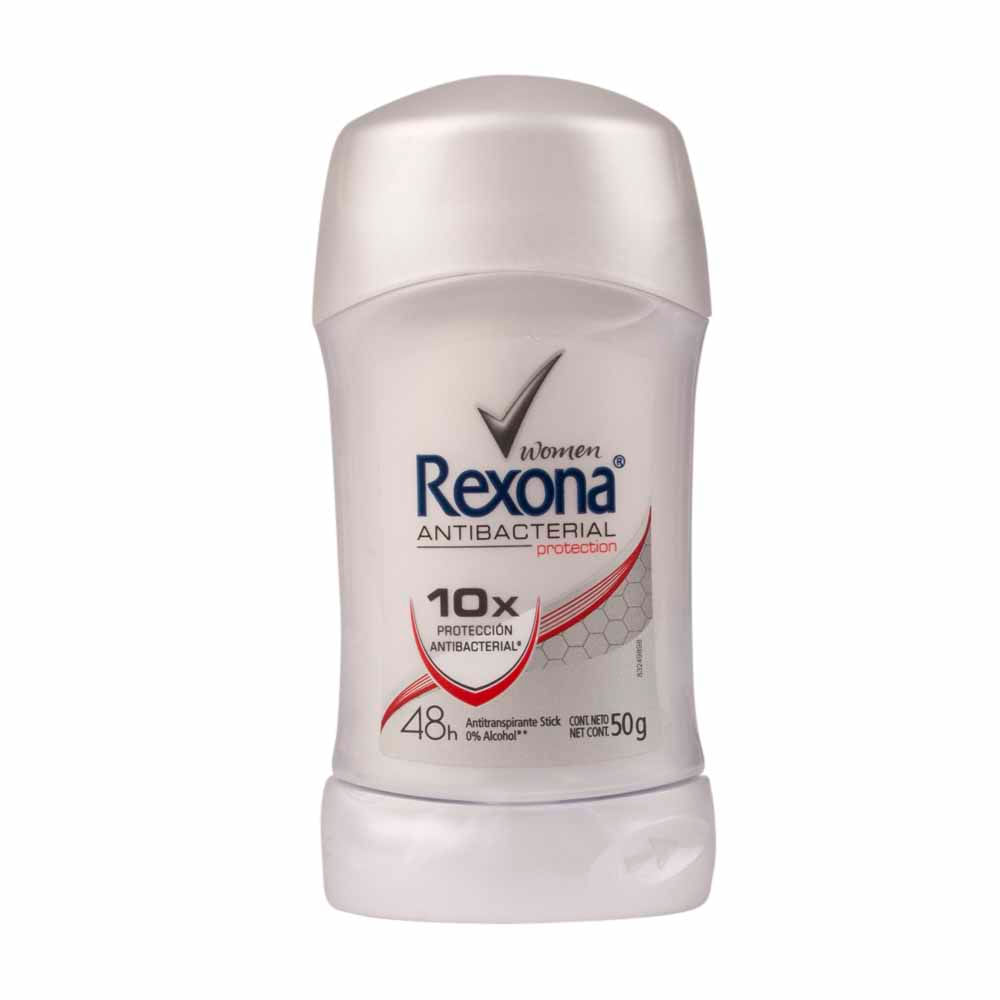 Desodorante En Barra Para Mujer Rexona Antibacterial Bolsa 50g Supermercado 5963