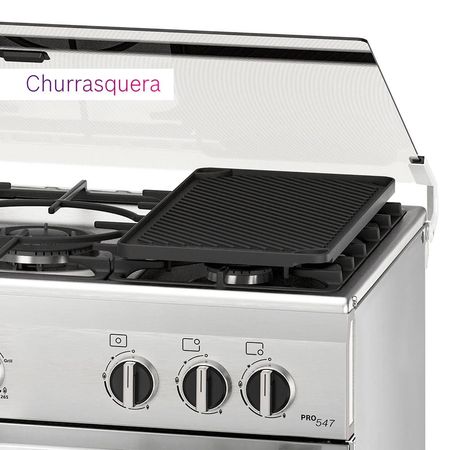 Cocina a gas PRO 547 5 Hornillas Inox | plazaVea - Supermercado