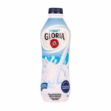 Yogurt Bebible Gloria Natural Botella 1kg Plazavea Supermercado