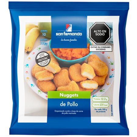 Nuggets de Pollo SAN FERNANDO Paquete 10un | plazaVea - Supermercado