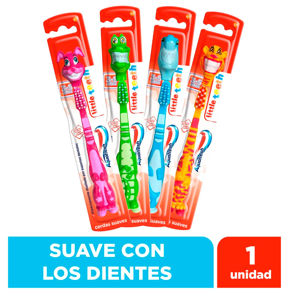 Cepillo de Dientes AQUAFRESH Little Teeth Paquete 1un