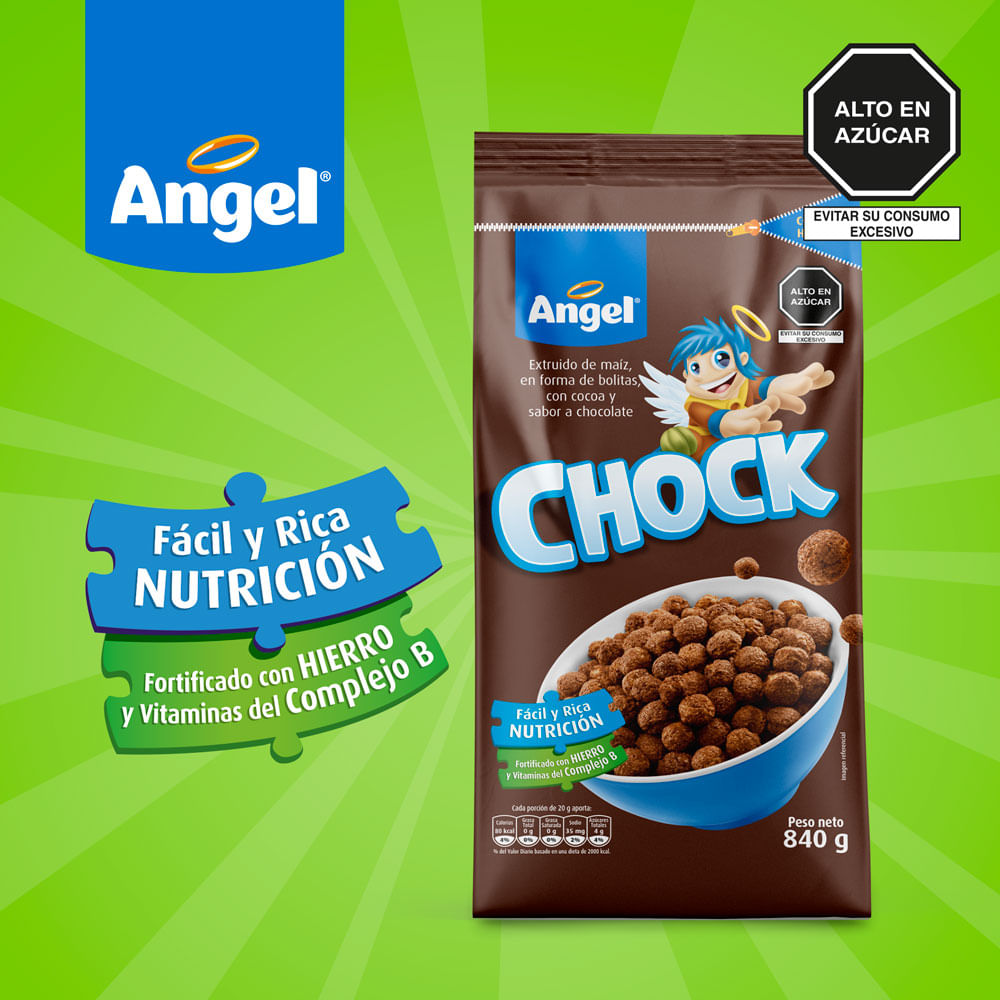 Cereal ANGEL Chocolate Doypack 840g plazaVea Supermercado