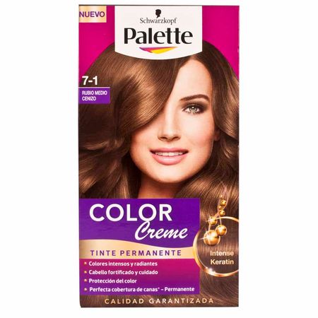 Tinte Para Cabello Schwarzkopf Palette Color Creme 7 1 Rubio