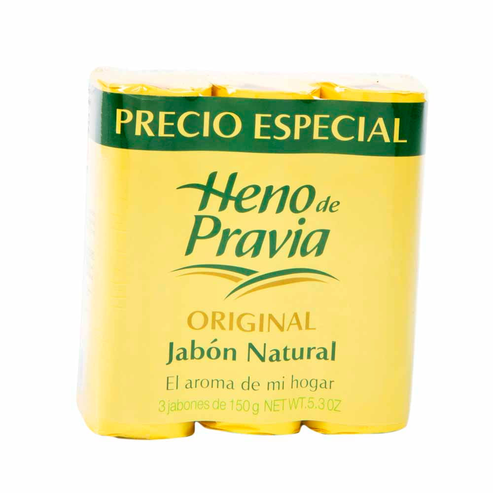 Jabón De Tocador Heno De Pravia Natural 150g Paquete 3un Plazavea Supermercado 9648