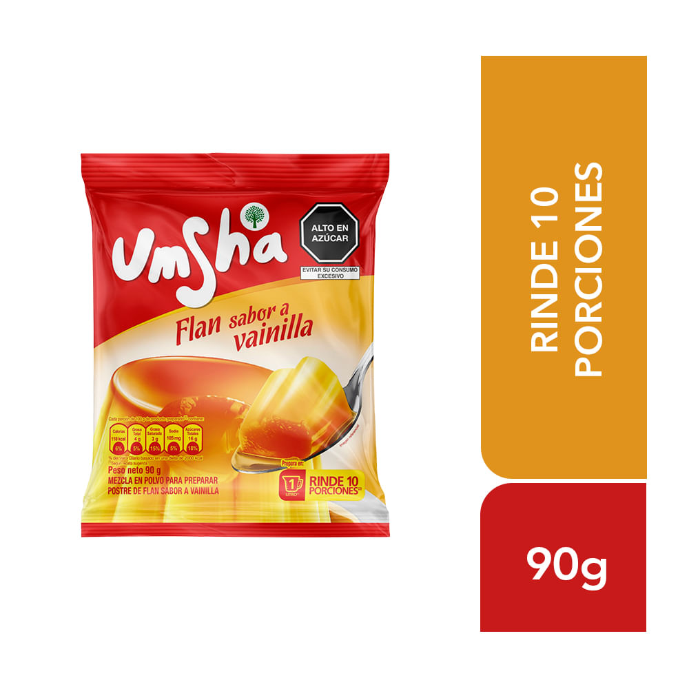 Flan de Vainilla UMSHA Bolsa 90g