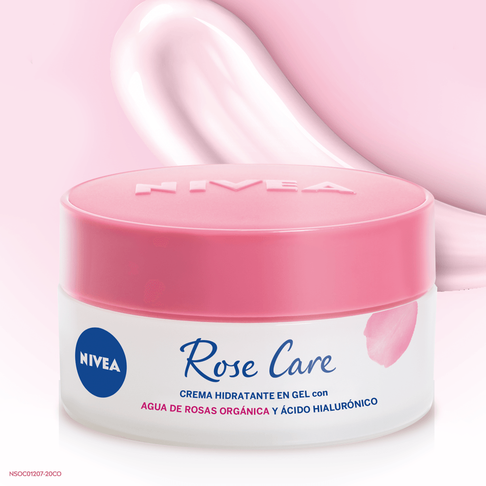 Crema Facial Gel Hidratante NIVEA Rose Care - Frasco 50ml | plazaVea ...
