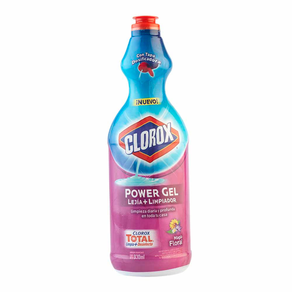 Lejía CLOROX Power Gel Magia Floral Botella 930ml - Supermercado